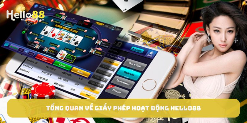 Tổng quan về giấy phép hoạt động Hello88